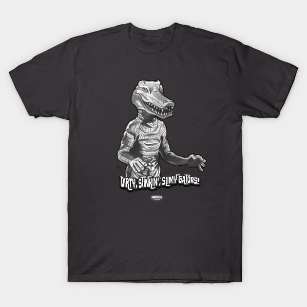 Alligator Person T-Shirt by AndysocialIndustries